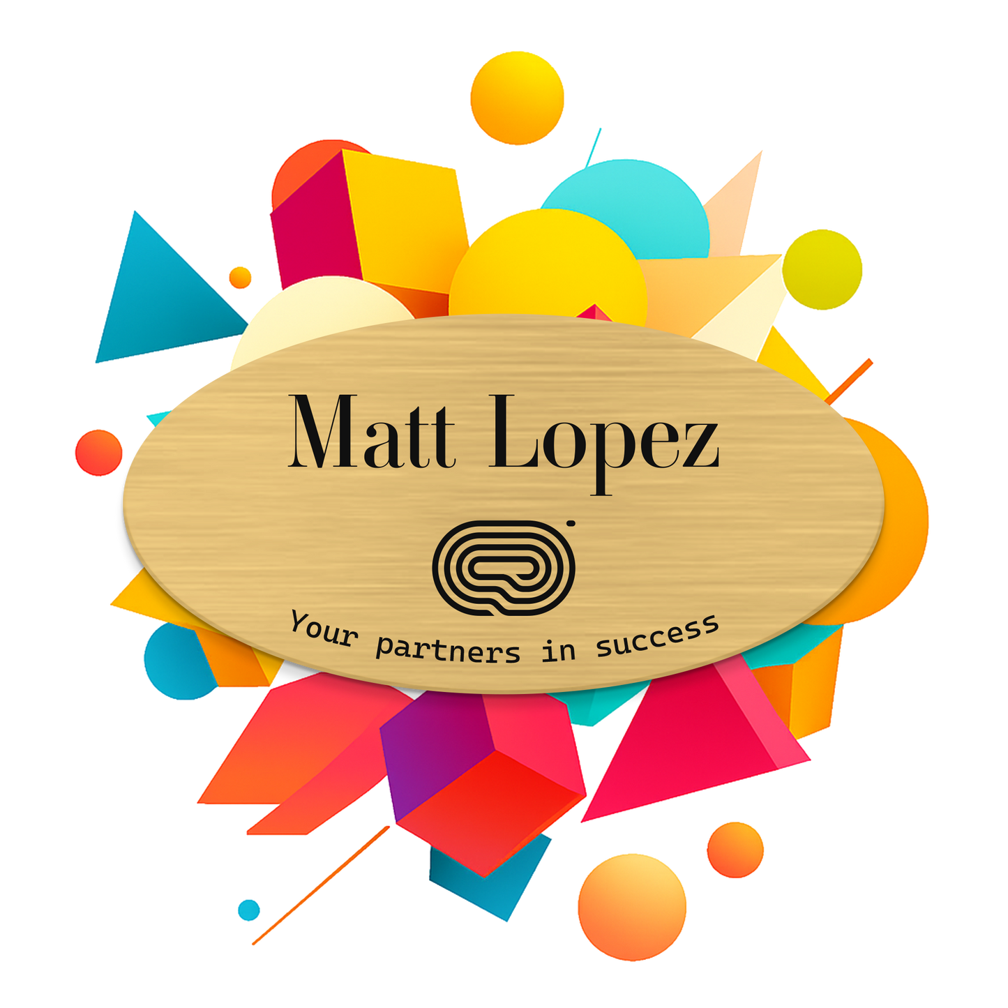 Oval Name Tag Name Tag Makers