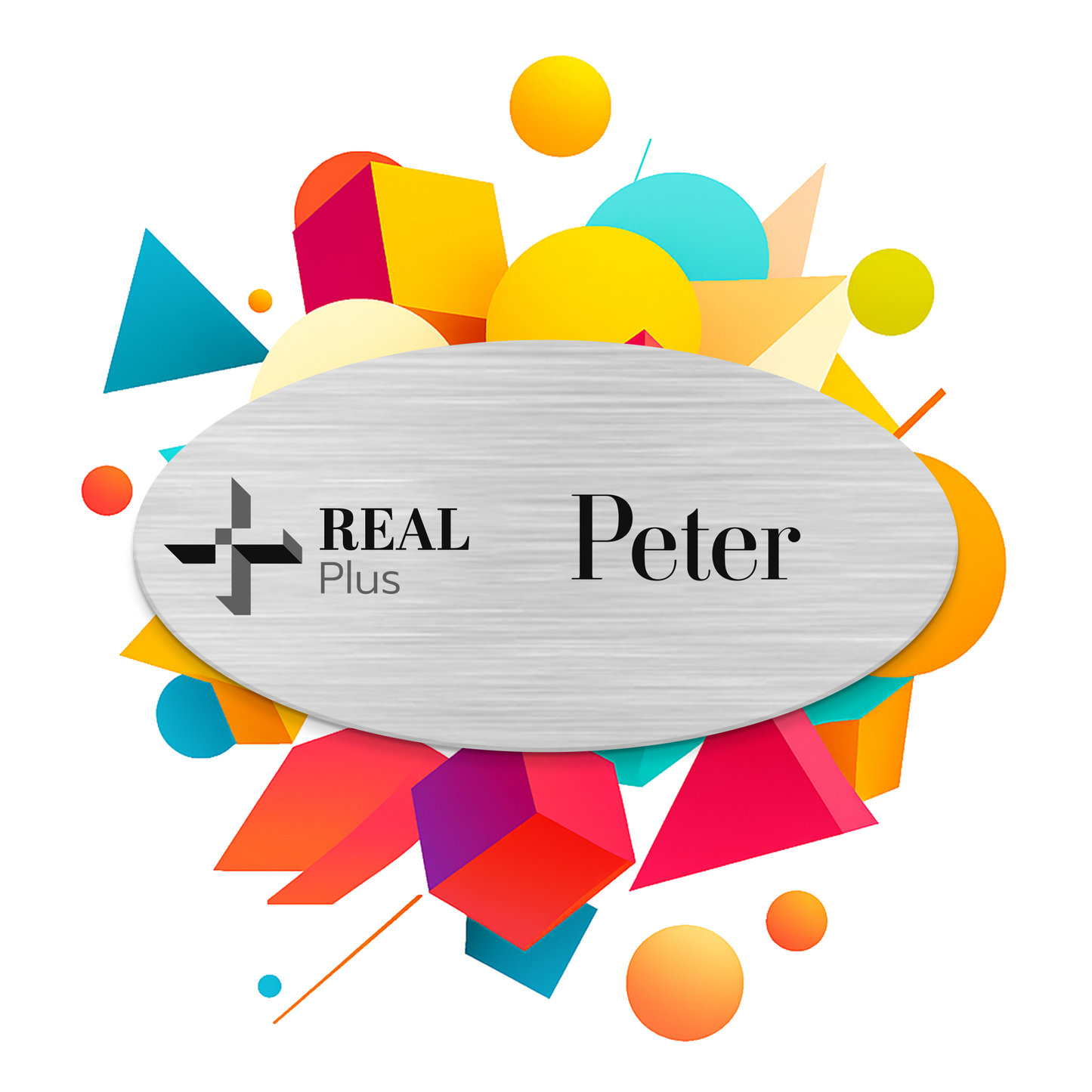 Oval Name Tag Name Tag Makers