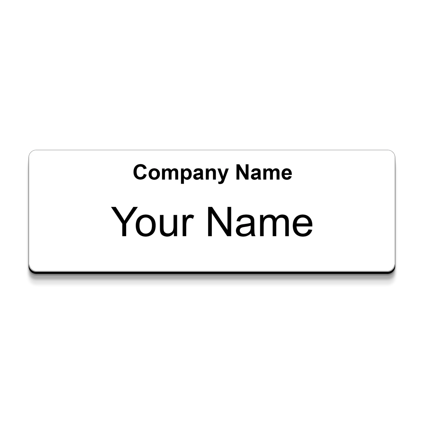 Engraved Name Tag - Design 7 Name Tag Makers