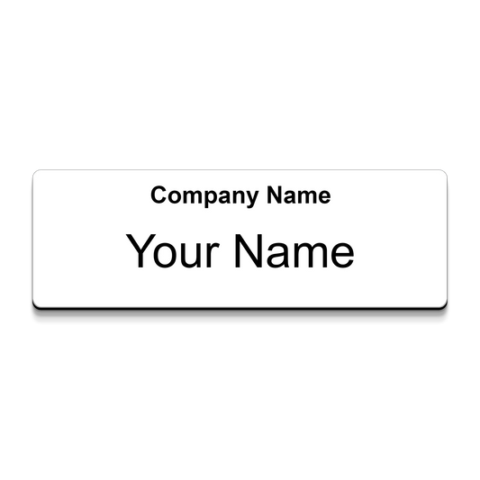 Engraved Name Tag - Design 7 Name Tag Makers