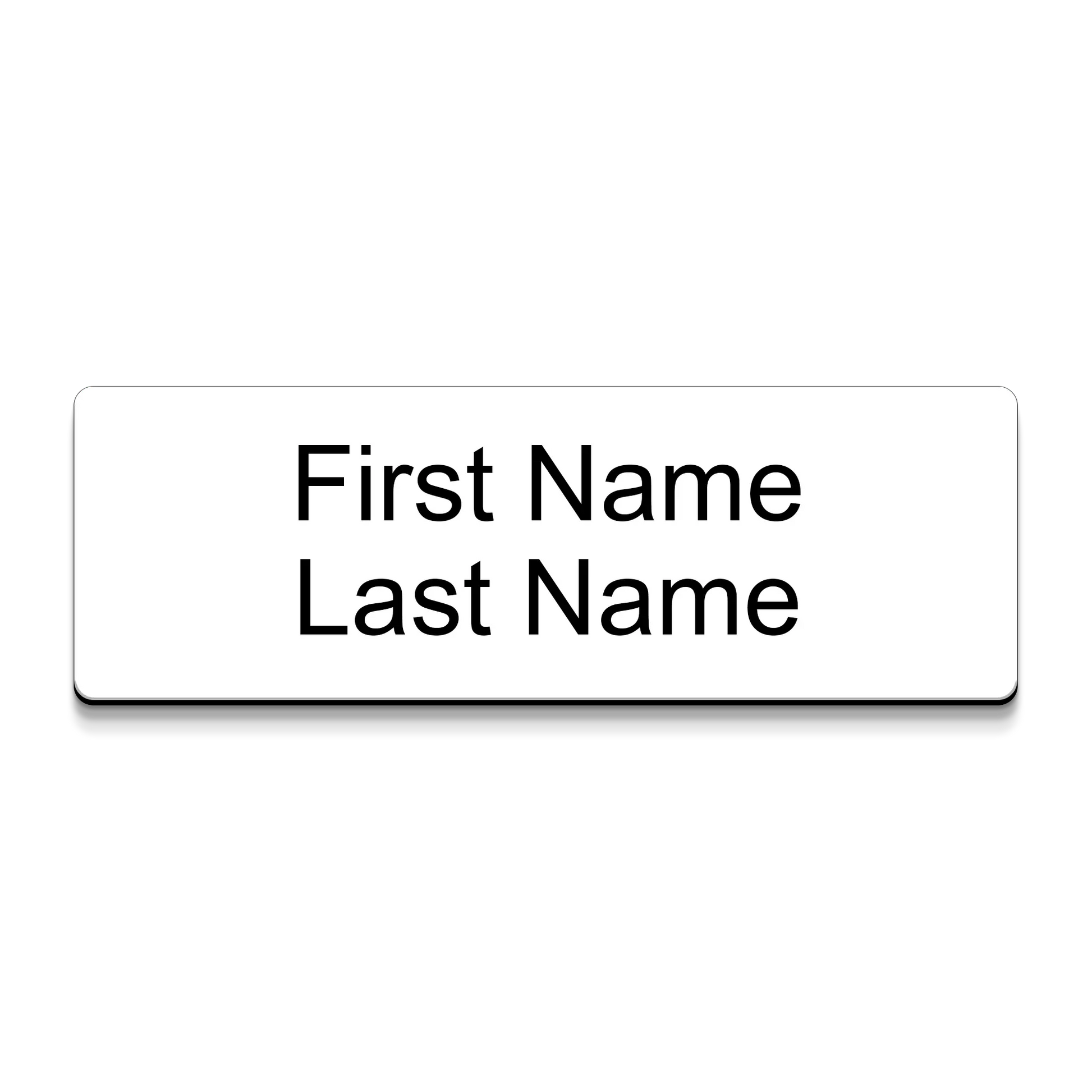 Engraved Name Tag - Design 2 Name Tag Makers