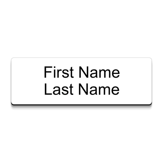 Engraved Name Tag - Design 2 Name Tag Makers