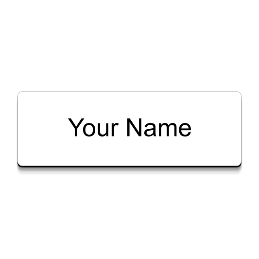 Engraved Name Tag - Design 1 Name Tag Makers